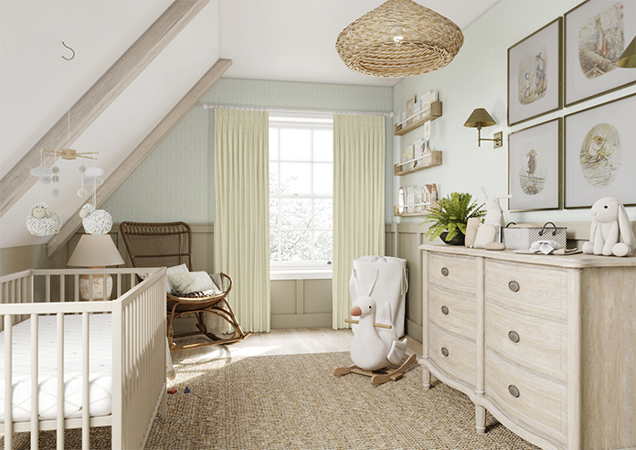 Puddle Down, Mummy Duck Shell - Made to Measure Curtains - Image 7